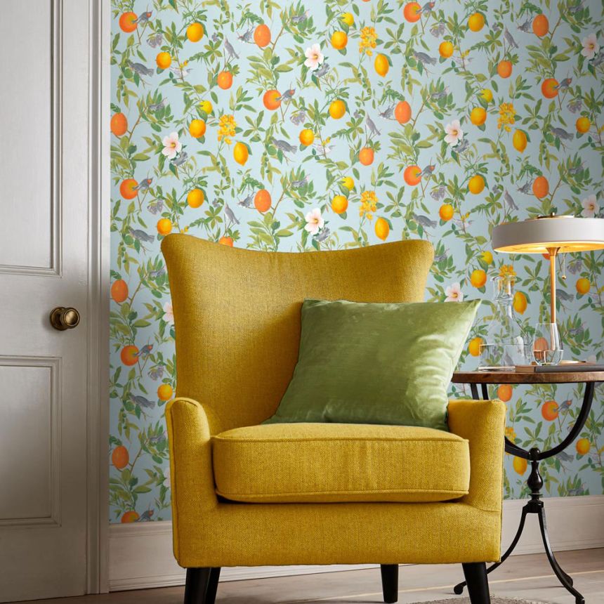 Luxury non-woven wallpaper orange tree 105640 Reverie, Graham&Brown