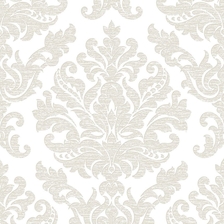 Silver wallpaper with ornaments 105450 Eternal, Graham&Brown