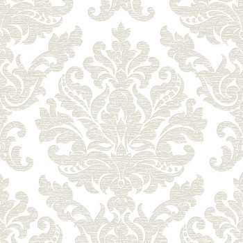 Silver wallpaper with ornaments 105450 Eternal, Graham&Brown