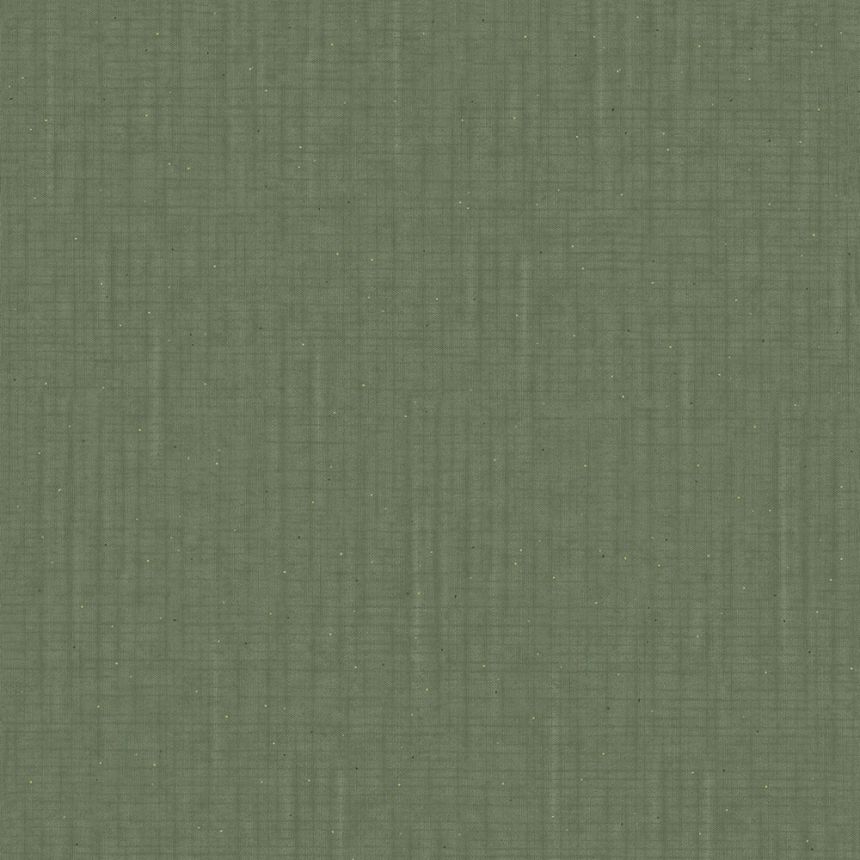 Green wallpaper with dots, fabric imitation 221224, The Marker, BN Walls