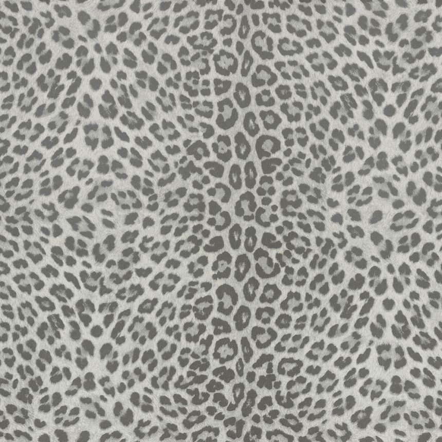 Gray luxury wallpaper, imitation cheetah fur Z80045 Philipp Plein, Zambaiti Parati