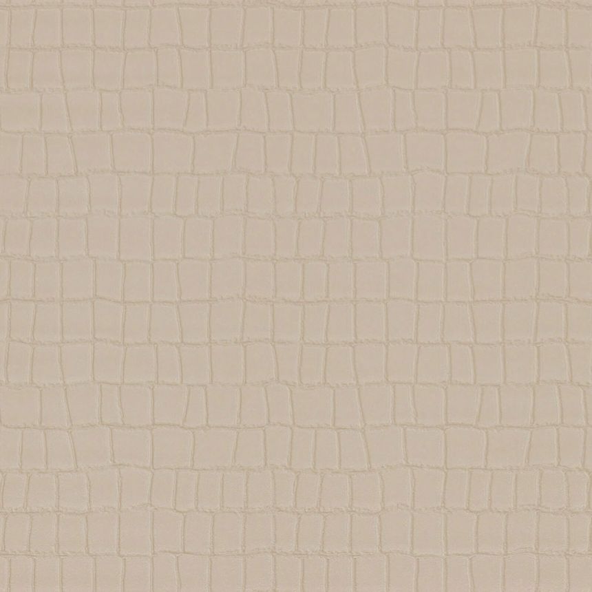 Beige luxury wallpaper, imitation crocodile skin Z80031 Philipp Plein, Zambaiti Parati