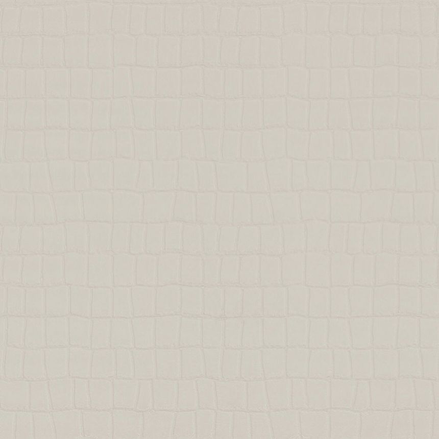 Cream luxury wallpaper, imitation crocodile skin  Z80029 Philipp Plein, Zambaiti Parati