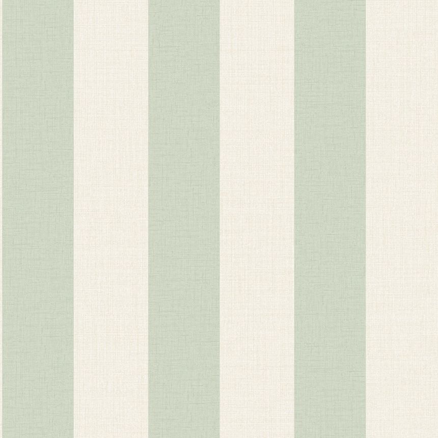 Green-beige striped wallpaper MN4009, Maison, Grandeco