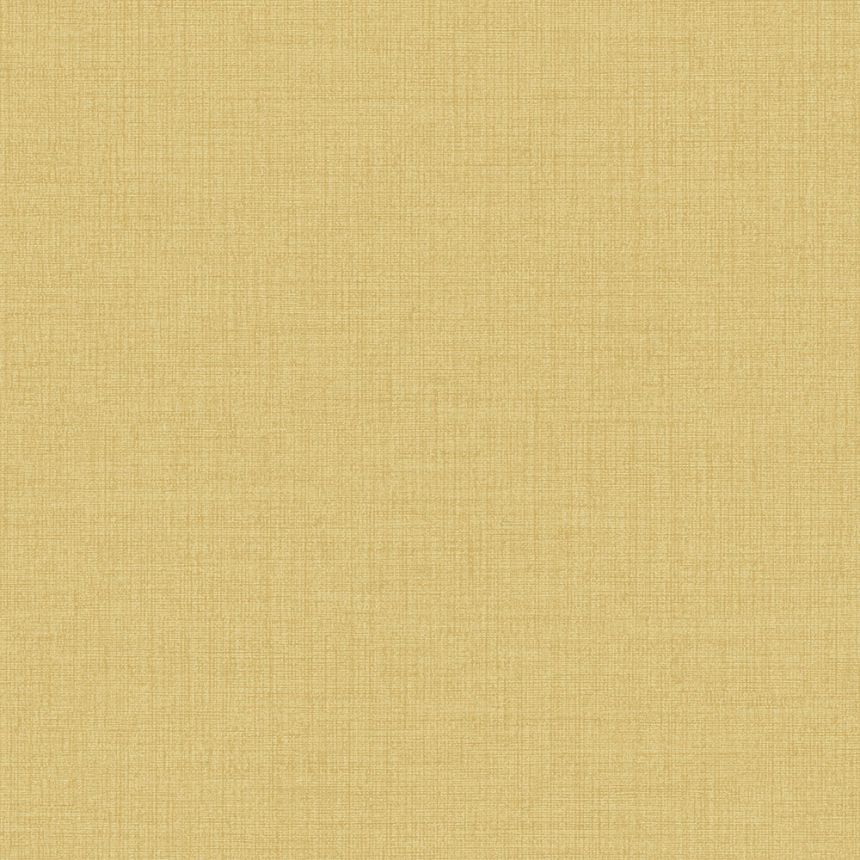 Ocher yellow wallpaper, fabric imitation MN1010, Maison, Grandeco