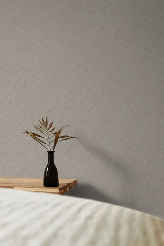 Grey-beige wallpaper, fabric imitation MN1004, Maison, Grandeco