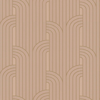 Luxury golden-beige geometric pattern wallpaper Z76042, Vision, Zambaiti Parati