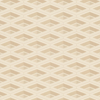 Luxury beige geometric pattern wallpaper Z76036, Vision, Zambaiti Parati