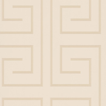 Luxury beige geometric pattern wallpaper Z76032, Vision, Zambaiti Parati