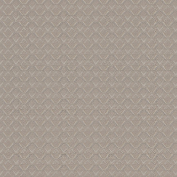 Luxury grey-beige geometric pattern wallpaper Z76020, Vision, Zambaiti Parati