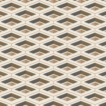 Luxury gold geometric pattern wallpaper Z76003, Vision, Zambaiti Parati