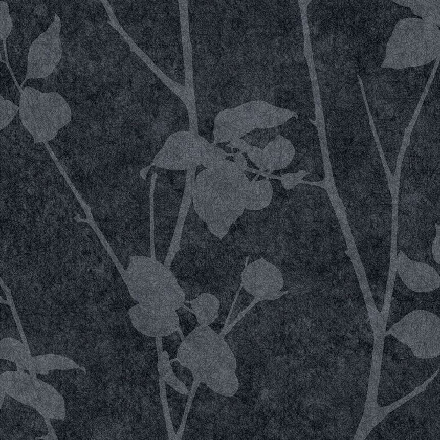 Semi-gloss dark blue twig wallpaper 113941, Reclaim, Graham&Brown