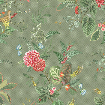 Non-woven wallpaper with flowers 300114, Pip Studio 5, Eijffinger