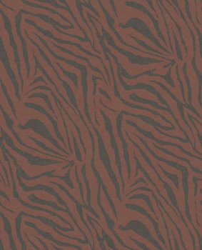 Non-woven wallpaper panel Zebra Rhubarb 300607, 140 x 280 cm, Skin, Eijffinger