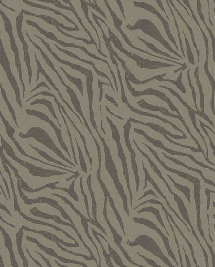 Non-woven wallpaper panel Zebra Olive 300606, 140 x 280 cm, Skin, Eijffinger