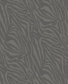 Non-woven wallpaper panel Zebra Black 300602, 140 x 280 cm, Skin, Eijffinger