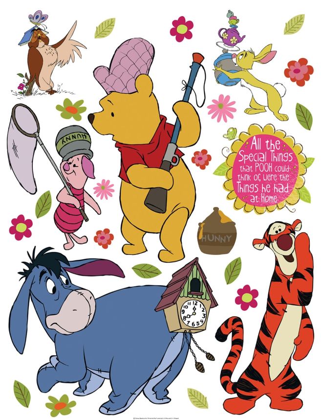 Children's wall sticker DK 881, Disney, Winnie the Pooh speciál, AG Design