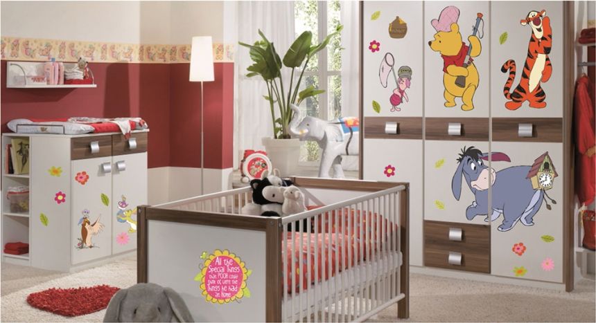 Children's wall sticker DK 881, Disney, Winnie the Pooh speciál, AG Design