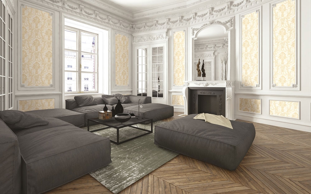 Ornamentální vliesová zámecká tapeta 39411, Villa Carlotta, Limonta 