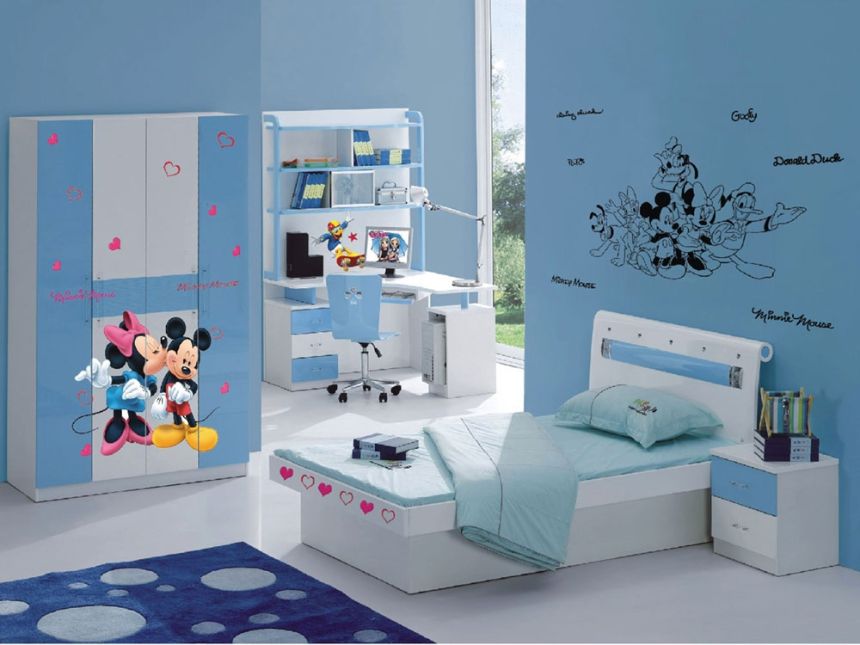 Children's wall sticker DK 882, Disney, Minnie a Mickey Pusy, AG Design