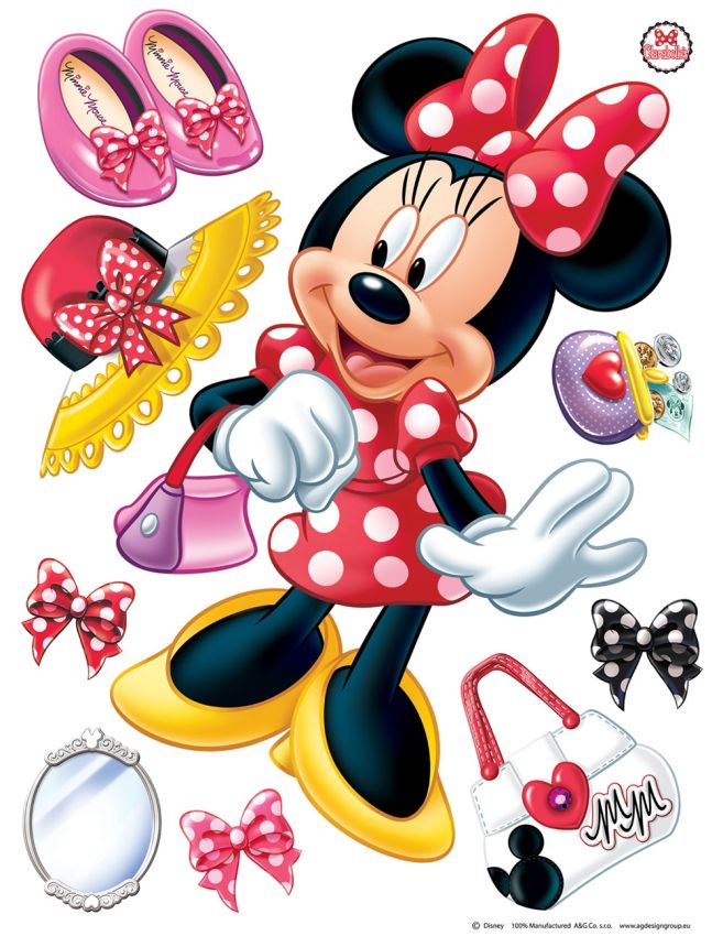 Children's wall sticker DK 1703, Disney Minnie, AG Design